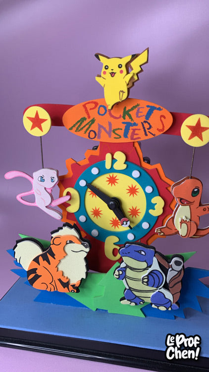 Horloge à balancier Pokémon